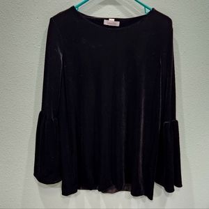 Womens Velour/Velvet Blouse